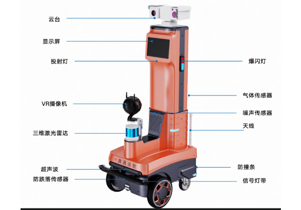 A1系列VR轮式巡检机器人